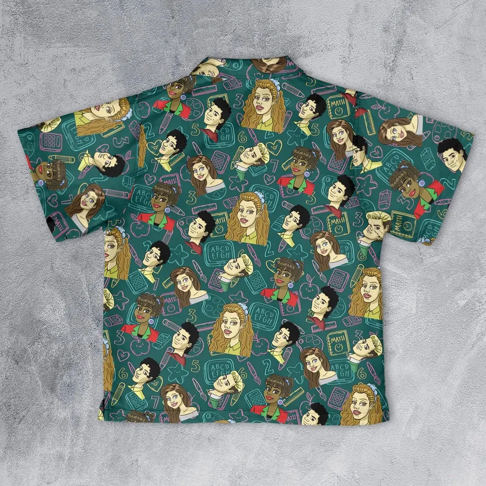 Class of 93' Saved By The Bell Youth Hawaiian Shirt - 2