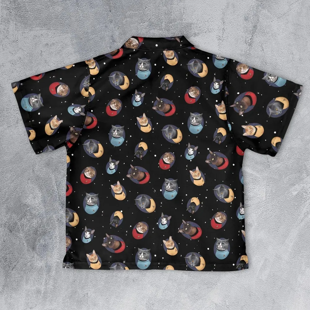 Live Long and Paws-purr Star Trek Youth Hawaiian Shirt - 2