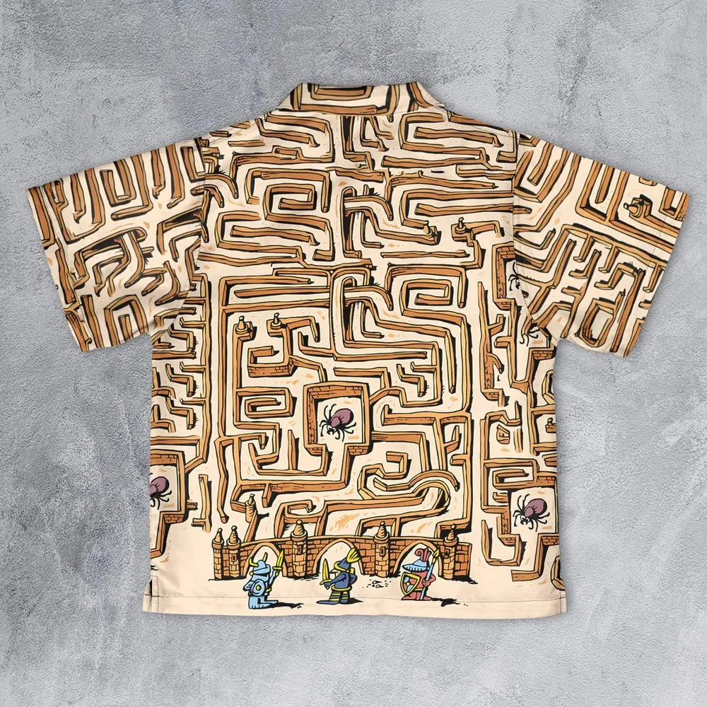 Fantasy Drip Labyrinth Youth Hawaiian Shirt - 2