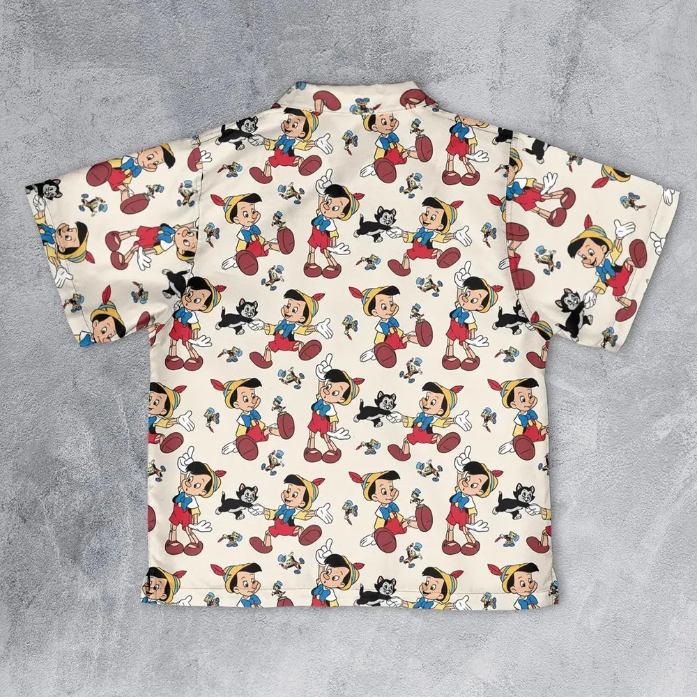 Whimsy Wear Pinocchio Youth Hawaiian Shirt - 2