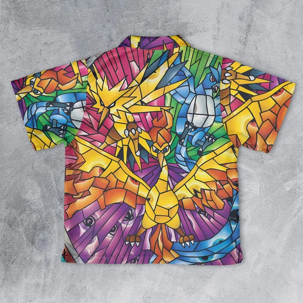 Legendary Birds Pokemon Youth Hawaiian Shirt - 2