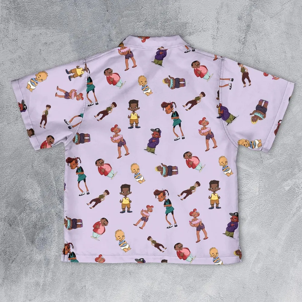Bebe's Kids Characters Youth Hawaiian Shirt - 2
