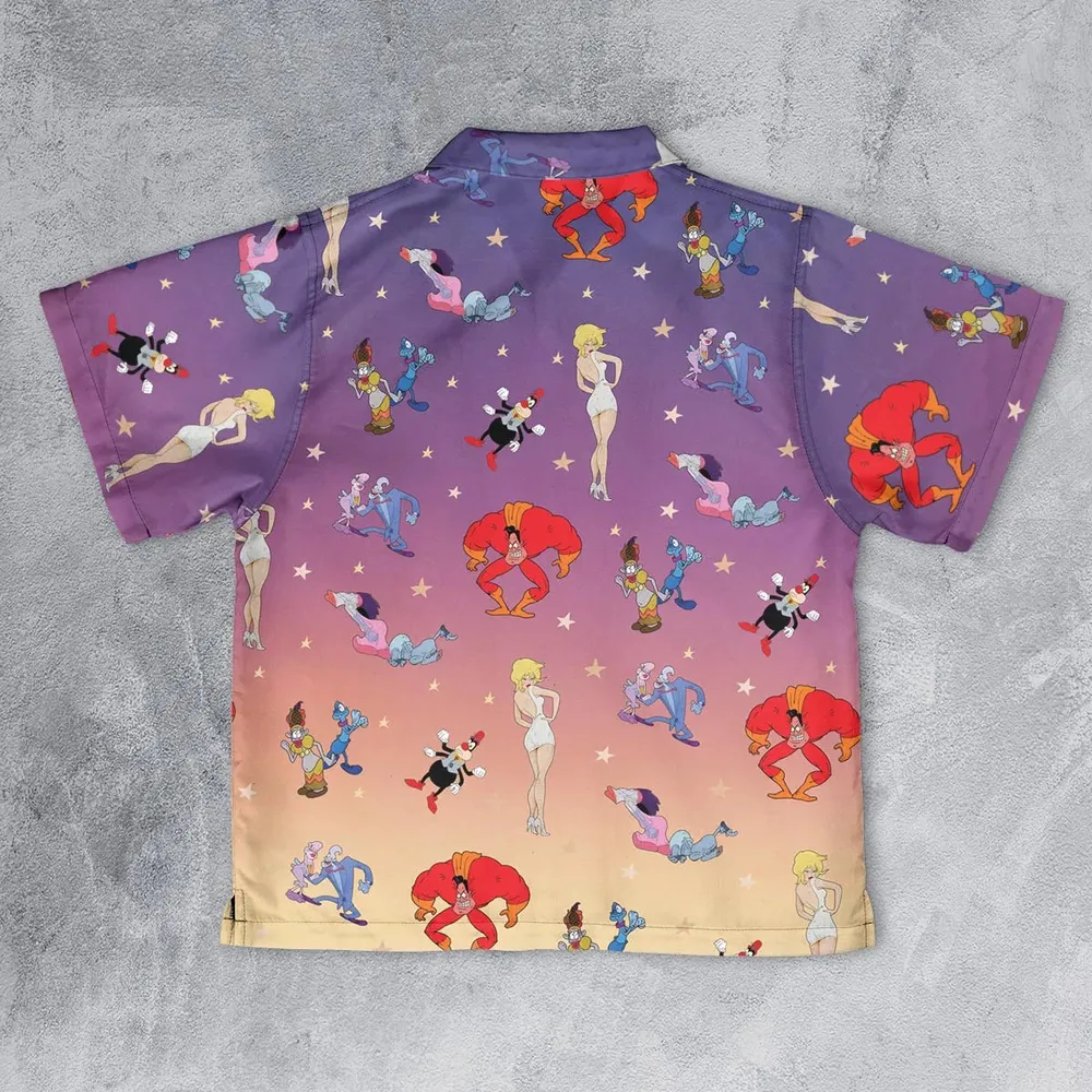 Cool World Cartoon Characters Youth Hawaiian Shirt - 2