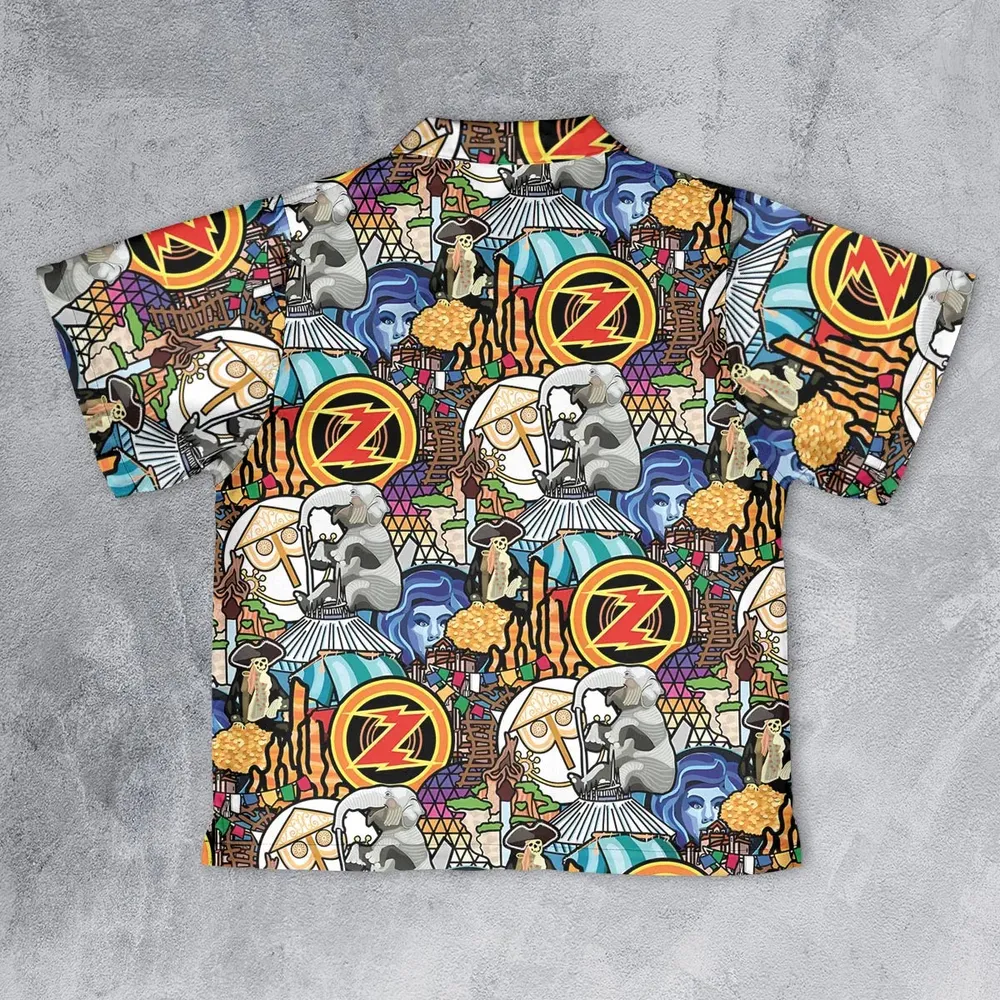 Ride Icon Collage Youth Hawaiian Shirt - 2