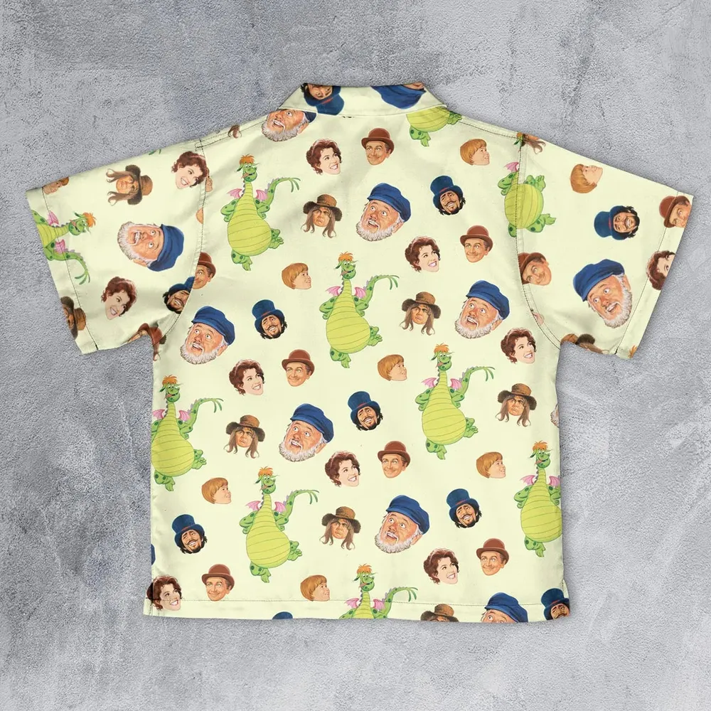 Pete's Dragon Characters Youth Hawaiian Shirt - 2