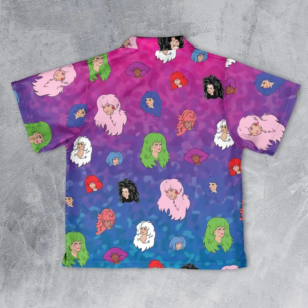 Misfits and Hologram  Jem and the Holograms Youth Hawaiian Shirt - 2