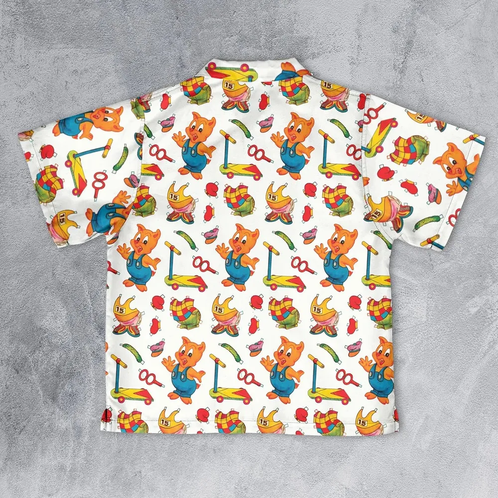 Hamton Outfit Looney Tunes Youth Hawaiian Shirt - 2