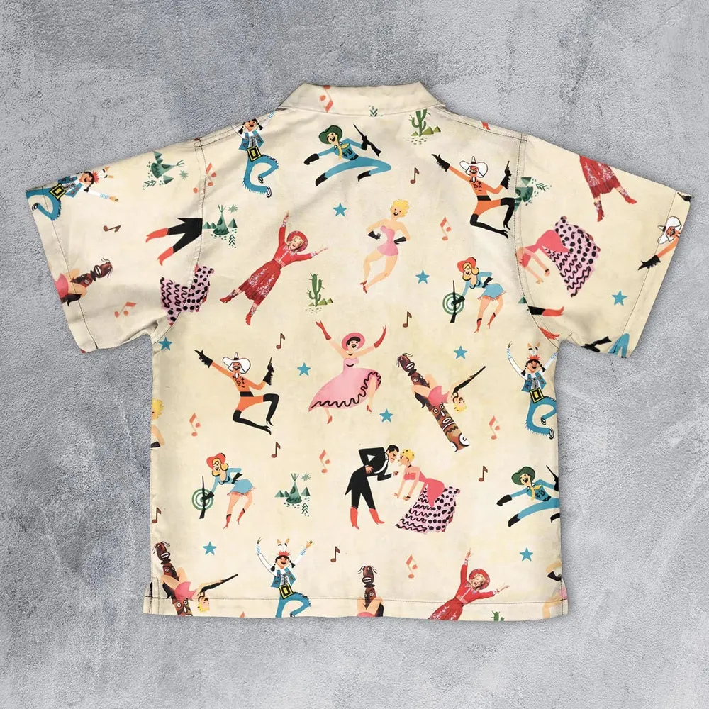 Annie Get Your Gun Characters Youth Hawaiian Shirt - 2