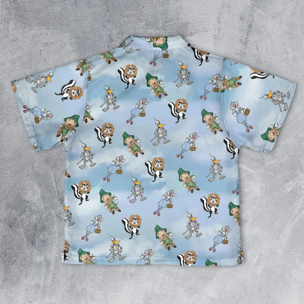 The Wizard Of Draws Looney Tunes Youth Hawaiian Shirt - 2