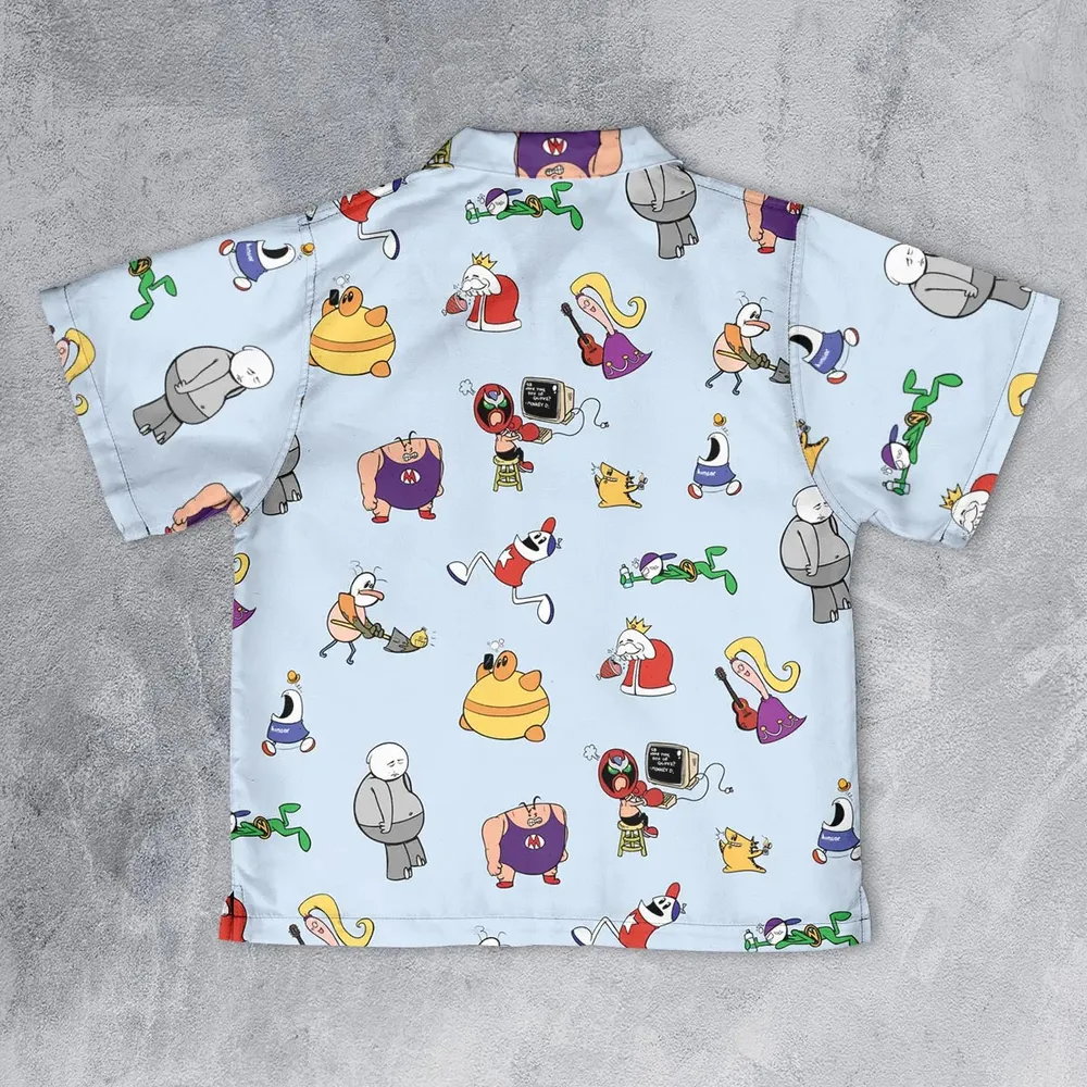 Retro Webtoon Homestar Youth Hawaiian Shirt - 2