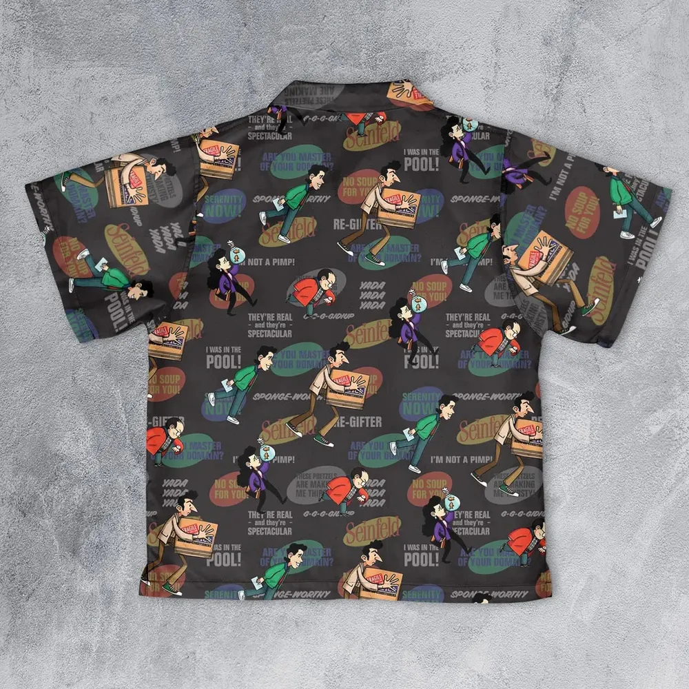 Retro Laughs Seinfeld Youth Hawaiian Shirt - 2