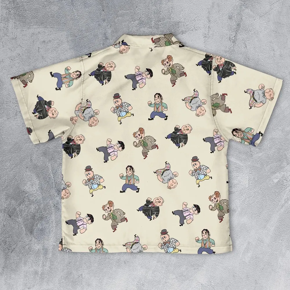 Stooges Forever The Three Stooges Youth Hawaiian Shirt - 2
