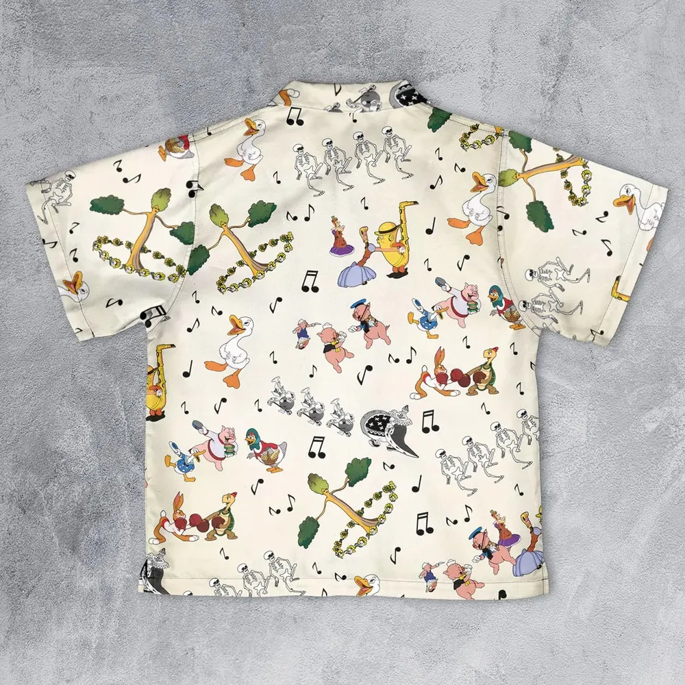 The Silly Symphony Characters Youth Hawaiian Shirt - 2