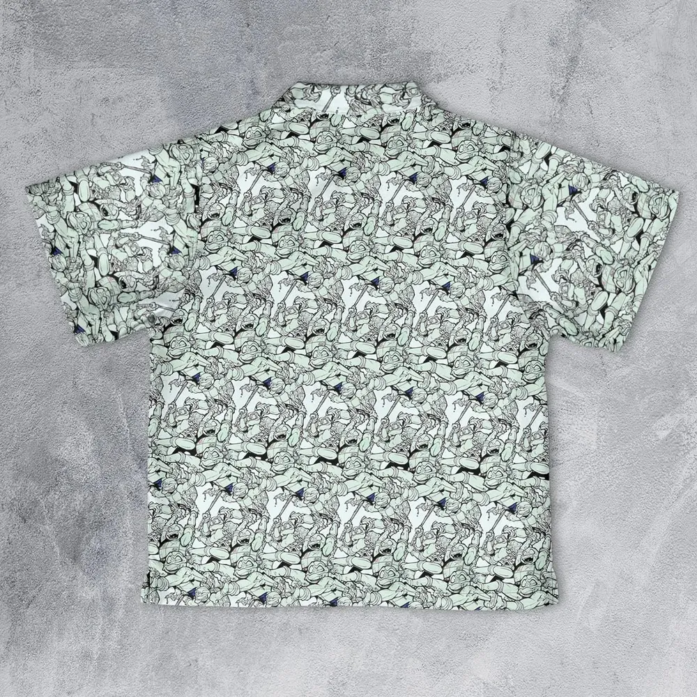 Rise of the TMNT Youth Hawaiian Shirt - 2