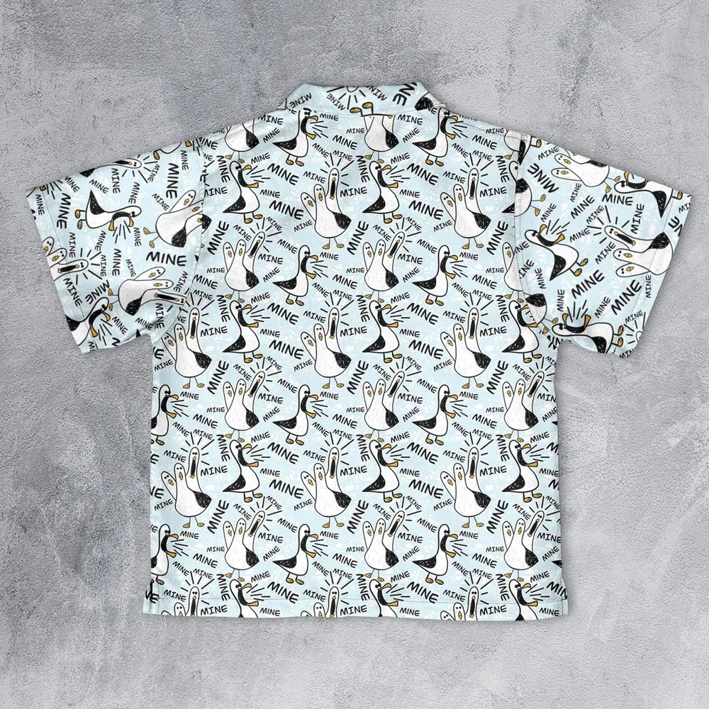Mine Mine Mine Seagulls Youth Hawaiian Shirt - 2