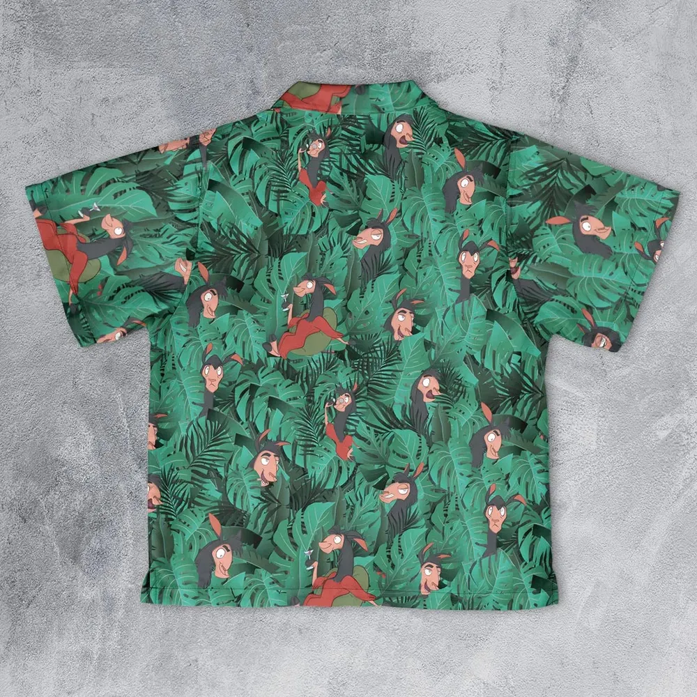 Llama Kuzco The Emperor's New Groove Youth Hawaiian Shirt - 2