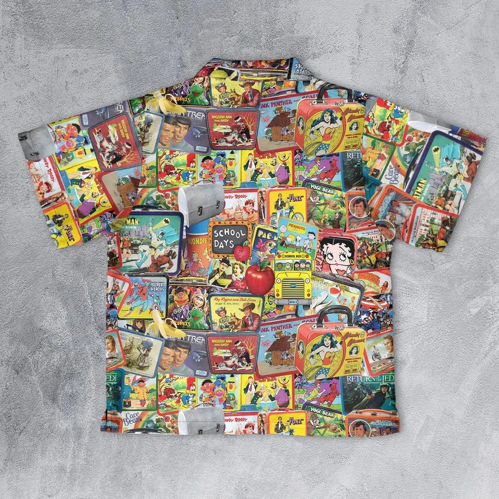 Retro Land TV Shows Youth Hawaiian Shirt - 2