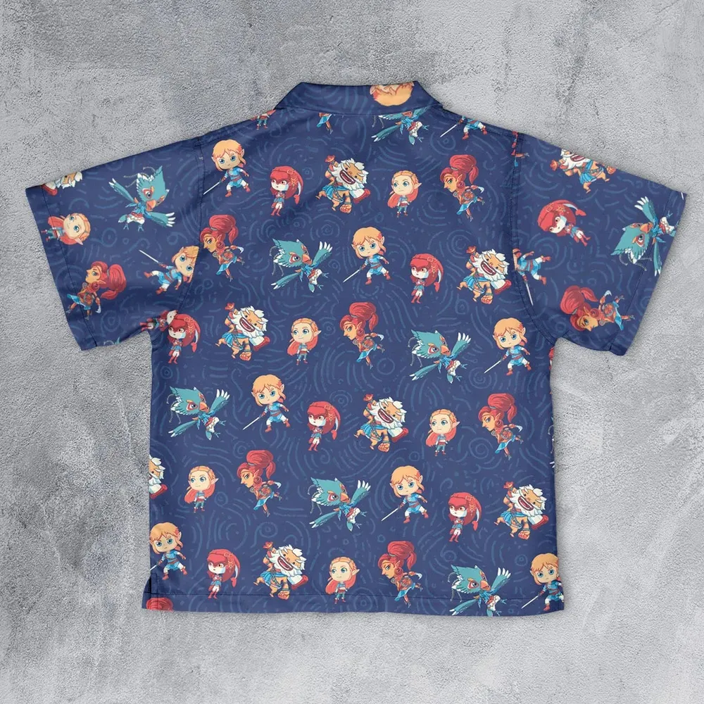 Legend The Legend of Zelda Youth Hawaiian Shirt - 2