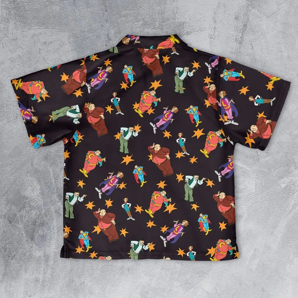 The Three Stooges Action Youth Hawaiian Shirt - 2