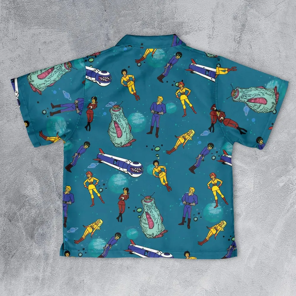 Josie And The Pussy Cats in Outer Space Youth Hawaiian Shirt - 2