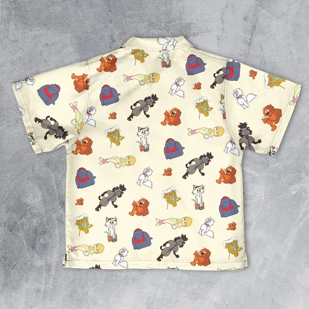 Heathcliff and the Catillac Cats Youth Hawaiian Shirt - 2