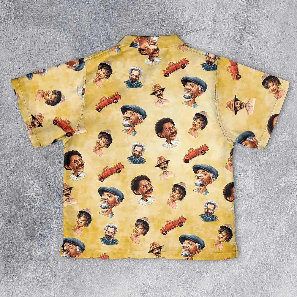 Sanford and Son Characters Youth Hawaiian Shirt - 2