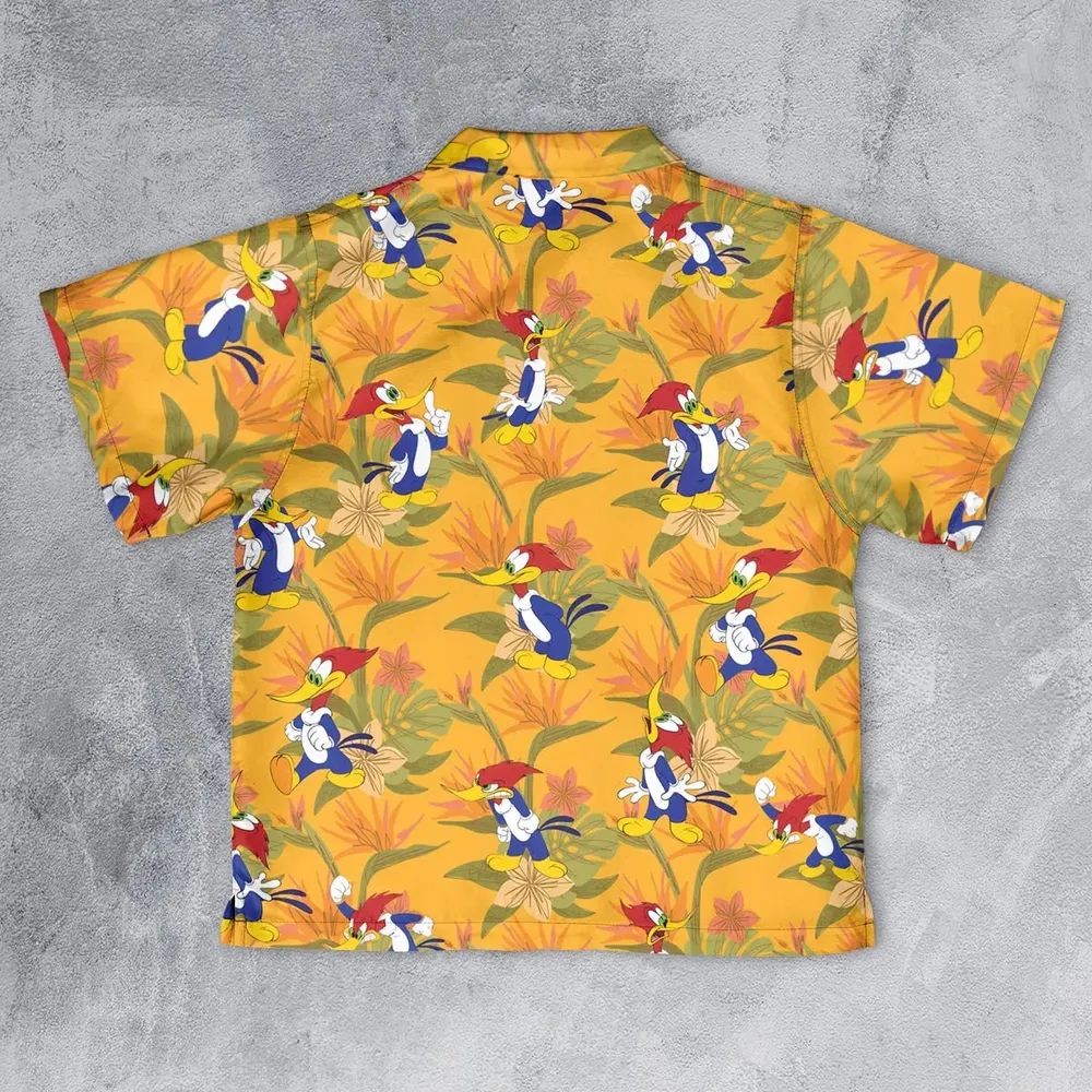 Woody Woodpecker Youth Hawaiian Shirt - 2