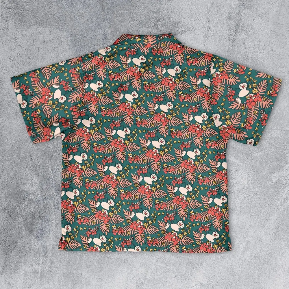 Snap Snorlax Pokemon Youth Hawaiian Shirt - 2