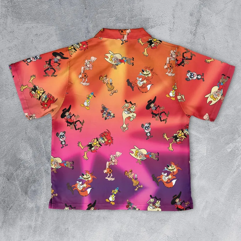 The Wacky World of Tex Avery Characters Youth Hawaiian Shirt - 2