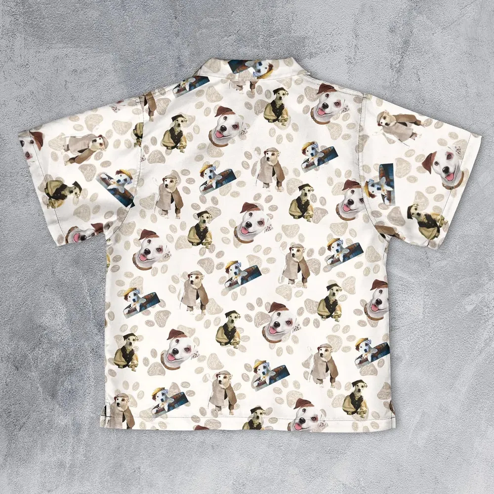 Bookish Wardrobe Wishbone Youth Hawaiian Shirt - 2