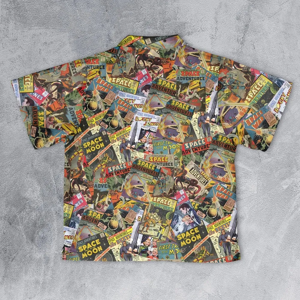 Comic-Con Cartoon Youth Hawaiian Shirt - 2