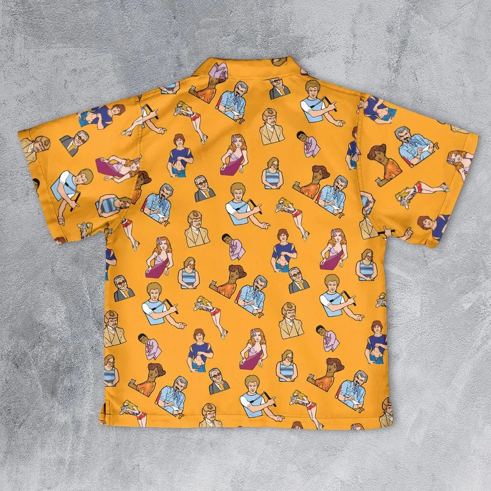 Summer Party Boogie Nights Characters Youth Hawaiian Shirt - 2