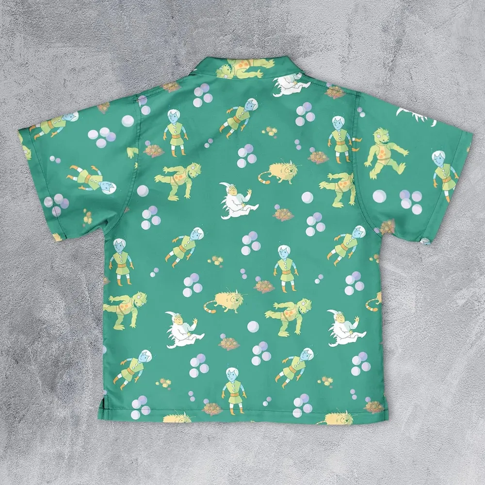 Gorn Alien Star Trek Youth Hawaiian Shirt - 2