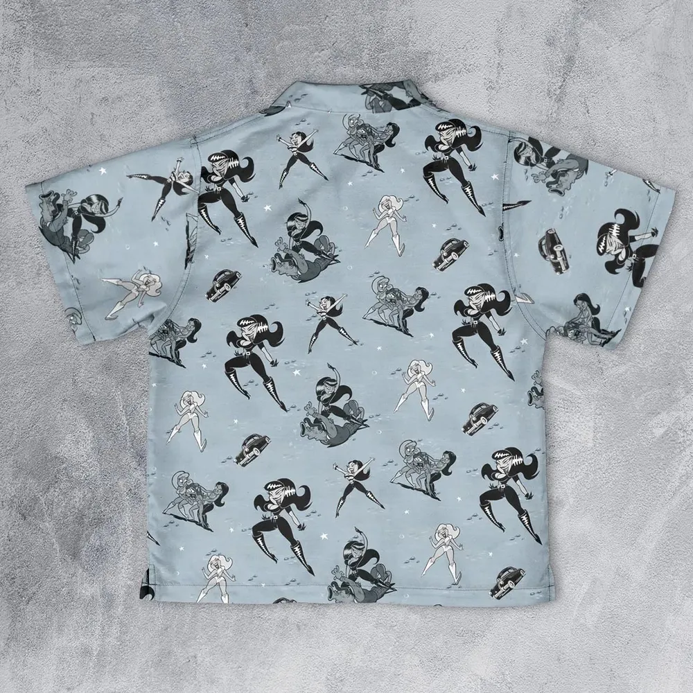Faster Pussycat Kill Kill Characters Youth Hawaiian Shirt - 2