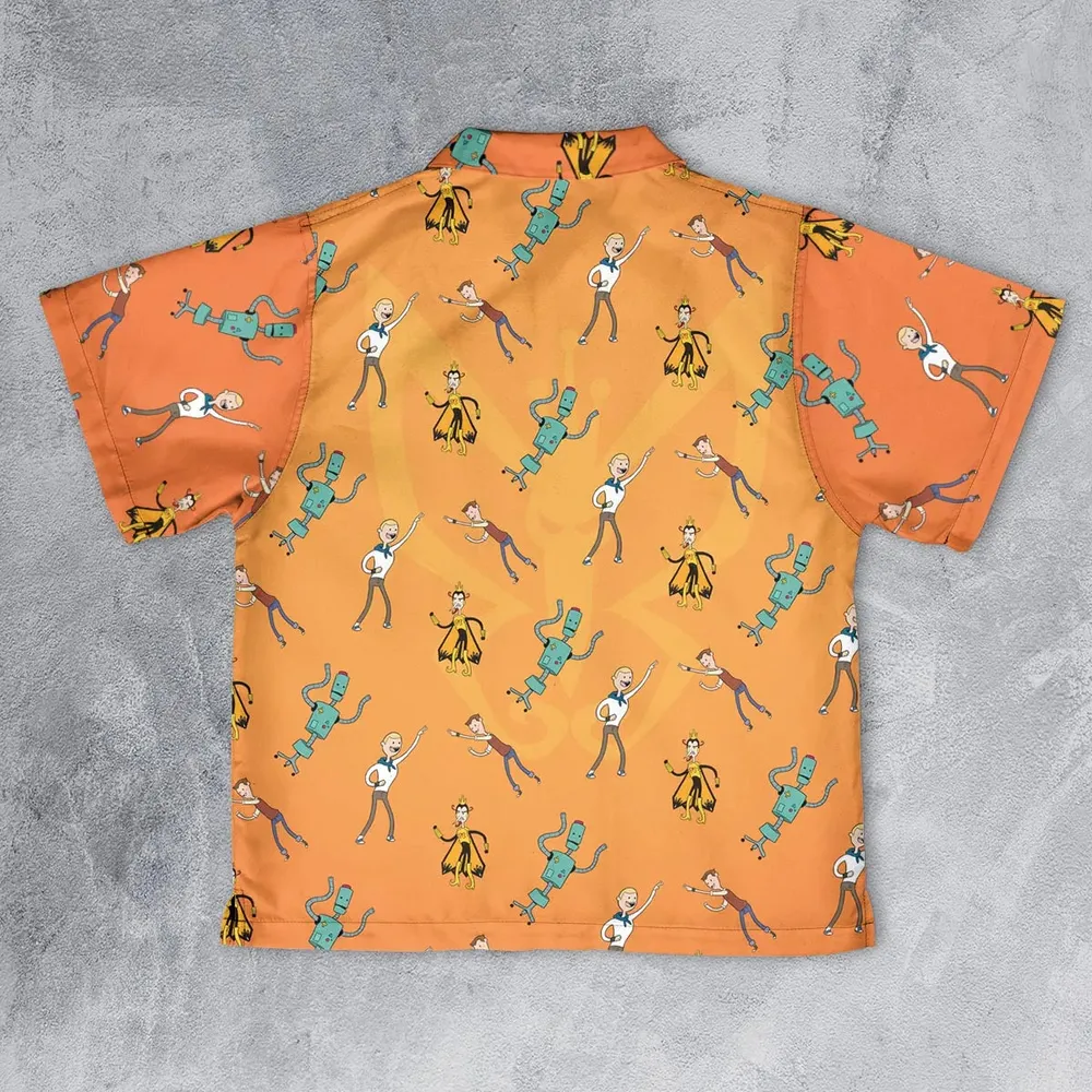Monarch Madness The Venture Bros Adventure Time Mashup Youth Hawaiian Shirt - 2