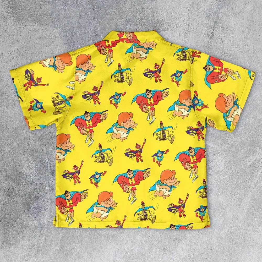 The Mighty Heroes Characters Youth Hawaiian Shirt - 2