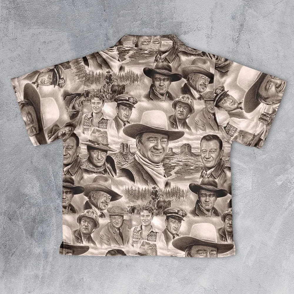Of these Wayne Westerns Youth Hawaiian Shirt - 2