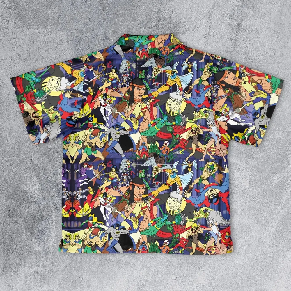 Super TV Heroes HB Youth Hawaiian Shirt - 2