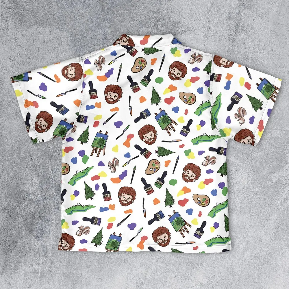 Joy Of Painting Bob Ross Youth Hawaiian Shirt - 2