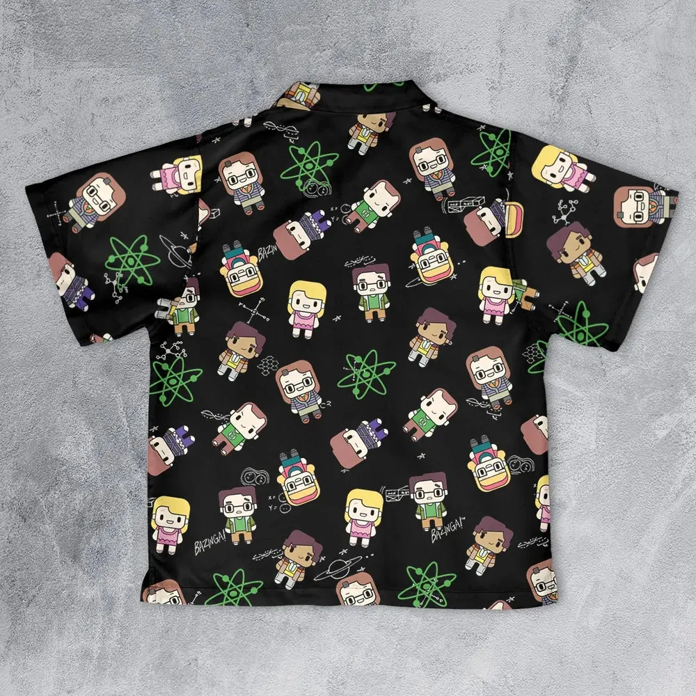 Geeky Bazinga The Big Bang Theory Youth Hawaiian Shirt - 2