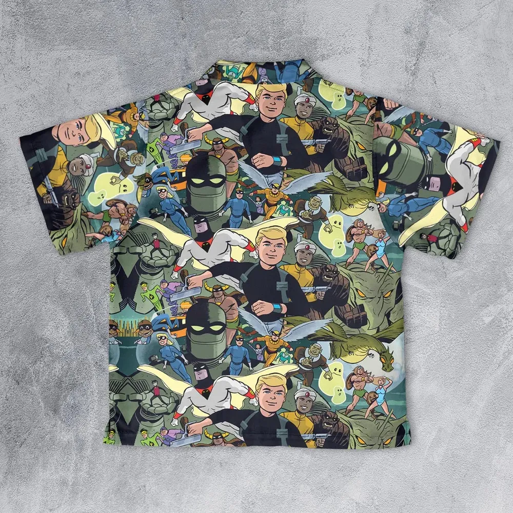 Future Quest Assemble Youth Hawaiian Shirt - 2