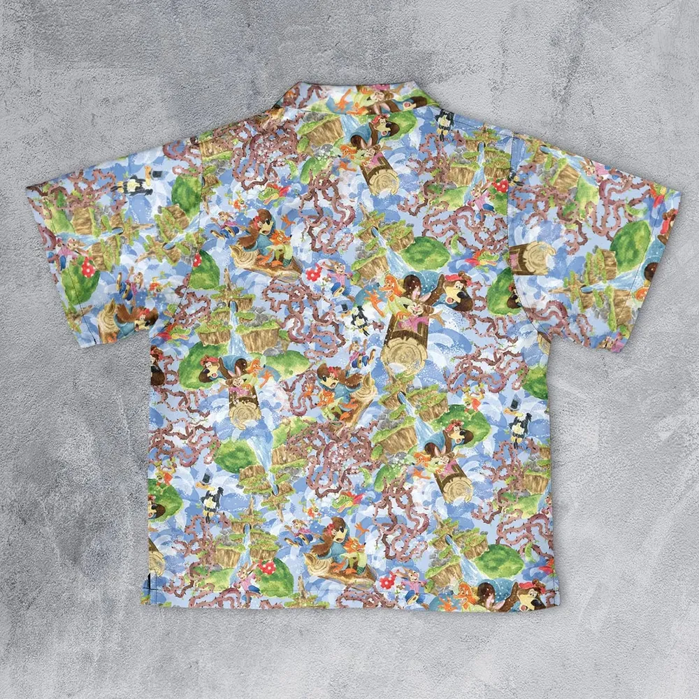 Magic Kingdom Splash Mountain Youth Hawaiian Shirt - 2
