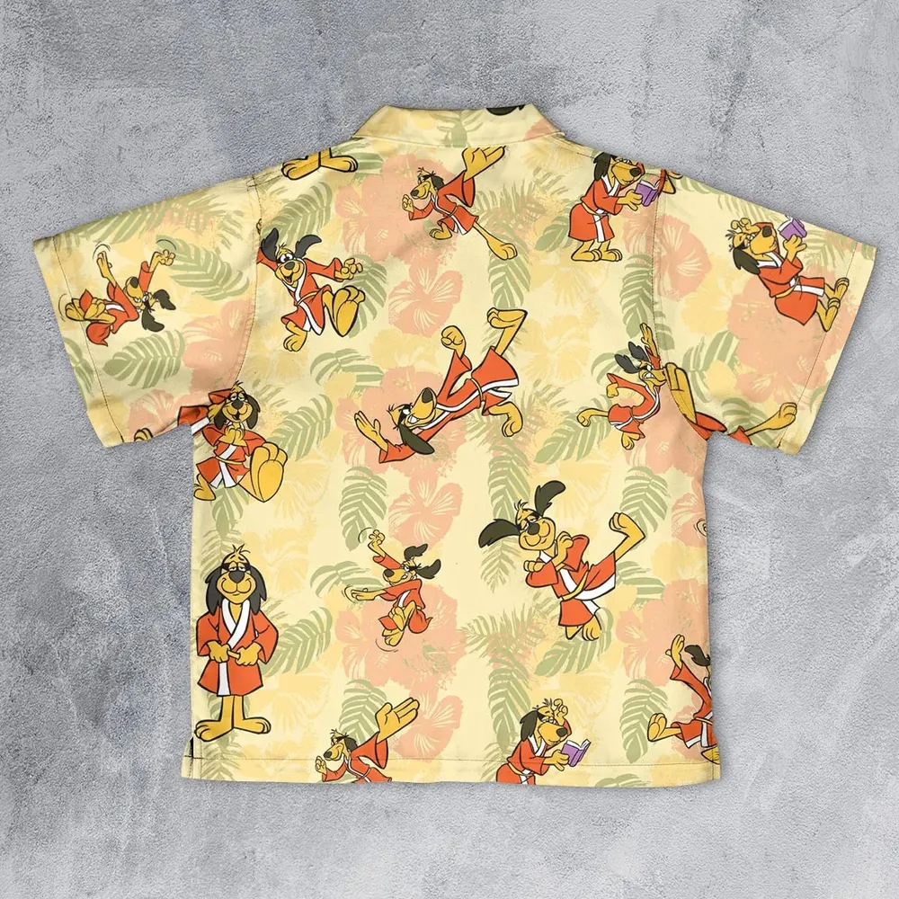 Kung Fu Dog Hong Kong Phooey Youth Hawaiian Shirt - 2