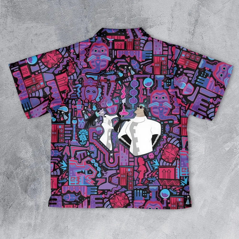 Mad Science Yzma The Emperor's New Groove Youth Hawaiian Shirt - 2