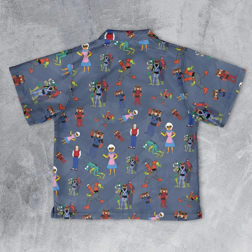 The Brak Show Characters Youth Hawaiian Shirt - 2