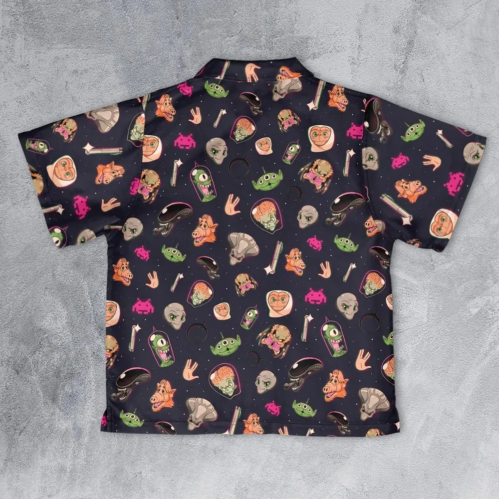 Classic Aliens Youth Hawaiian Shirt - 2