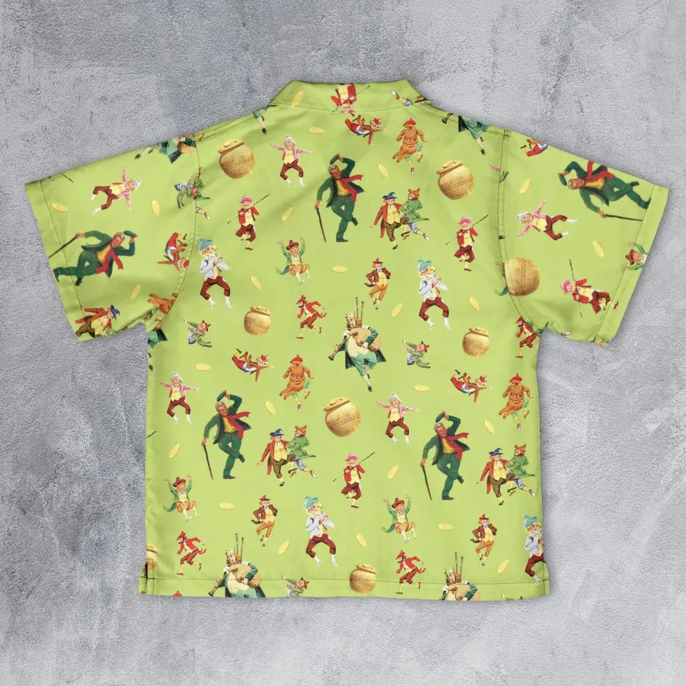 Irish Movie Darby O'Gill Characters Youth Hawaiian Shirt - 2