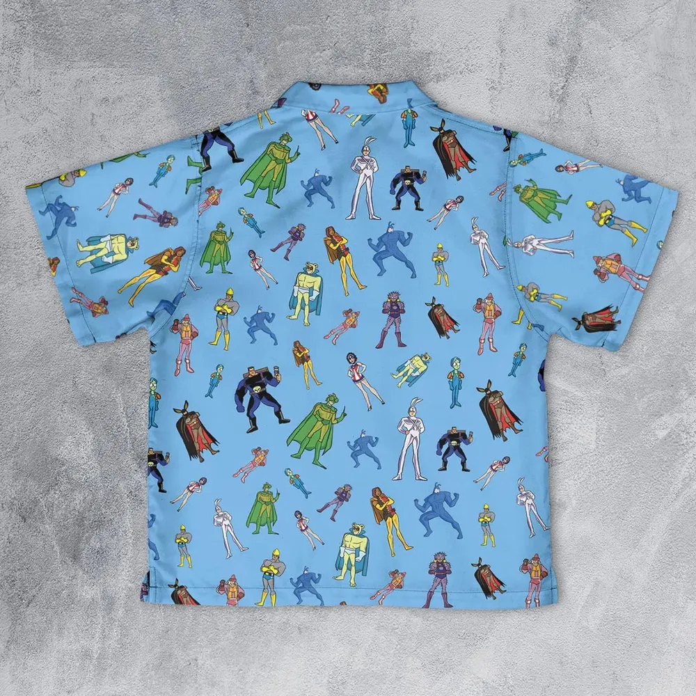 The Tick and Friends Youth Hawaiian Shirt - 2