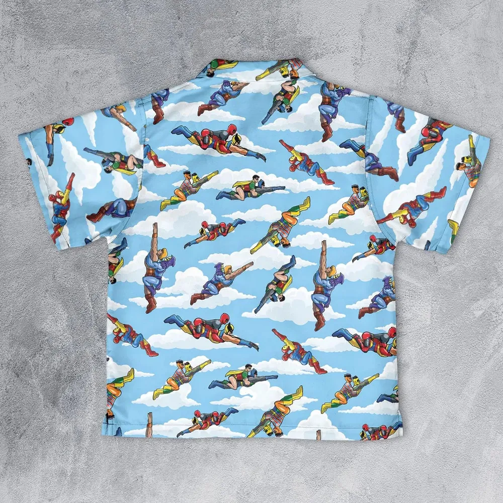 Parody Couples Duo Ambiguously Youth Hawaiian Shirt - 2