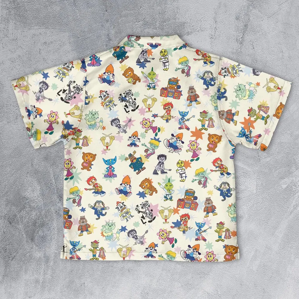 Parappa the Rapper Characters Youth Hawaiian Shirt - 2